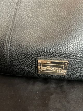 Bolso Emporio Armani Negro Piel Texturizada