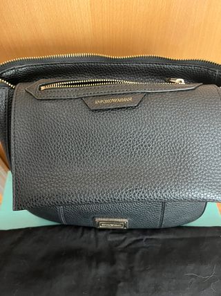 Bolso Emporio Armani Negro Piel Texturizada
