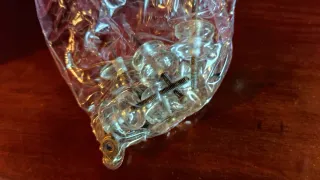 Tiradores muy antiguos de cristal para muebles