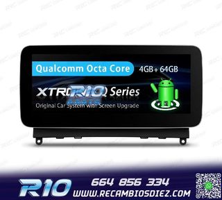 RADIO GPS ANDROID 12 PARA MERCEDES C W204 07-10