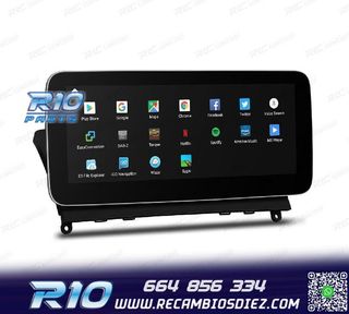 RADIO GPS ANDROID 12 PARA MERCEDES C W204 07-10