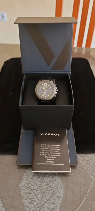 Reloj Viceroy Magnum Cronógrafo Negro/Plata