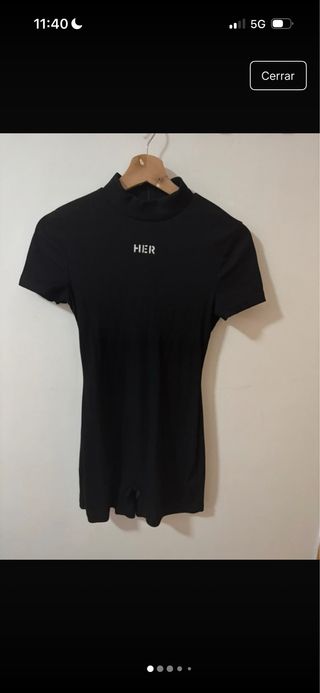 Mono corto negro SHEIN