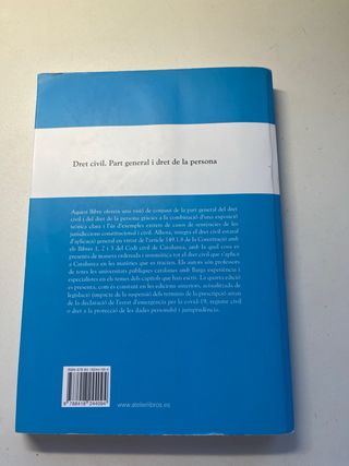Dret civil. Part general i dret de la persona. ...