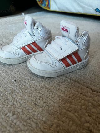 Scarpe Adidas Bambino Bianche Arancio