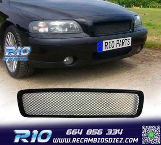 PARRILLA VOLVO S60 LOOK RS 00-04 NEGRO