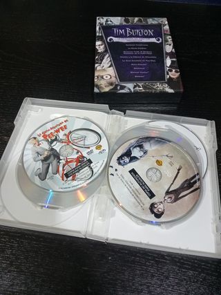 9 Películas DVD Tim Burton Español + 3 Películas