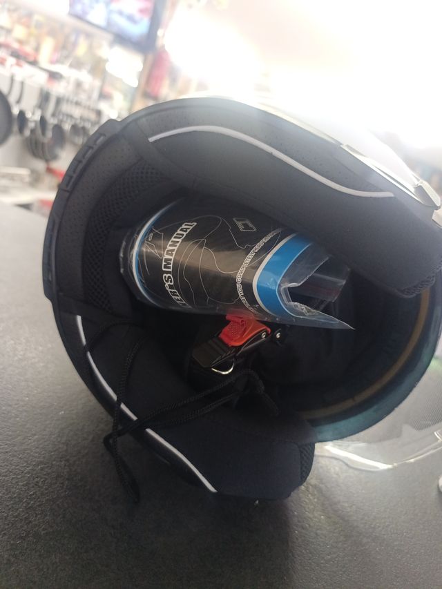 Casco LEM Jet Blanco Talla XL