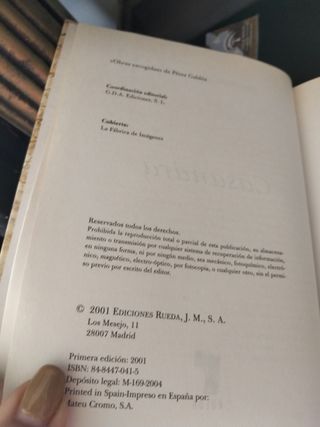 6 libros Obra Escogida Pérez Galdós 