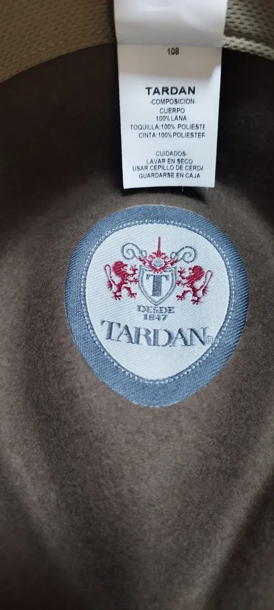 Sombrero Tardan Dundee Confort Marrón