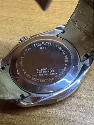 Tissot Couturier Reloj Marrón/Plateado