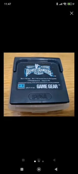 Lote Juegos Game Gear SEGA