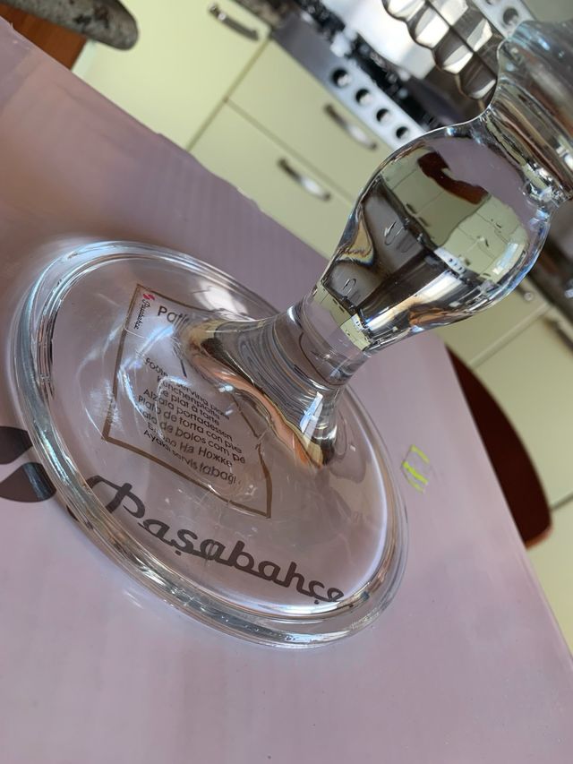 Alzatina per dolci in vetro