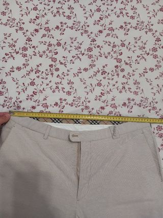 Pantalón Burberry Beige Rayas Finas
