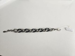 Pulsera Lotus Style Trenzada Negra/Plata
