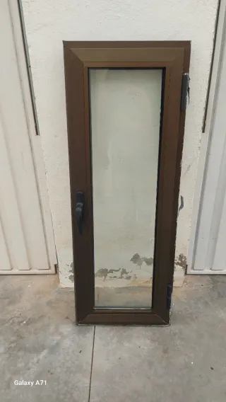Ventana aluminio cristal doble