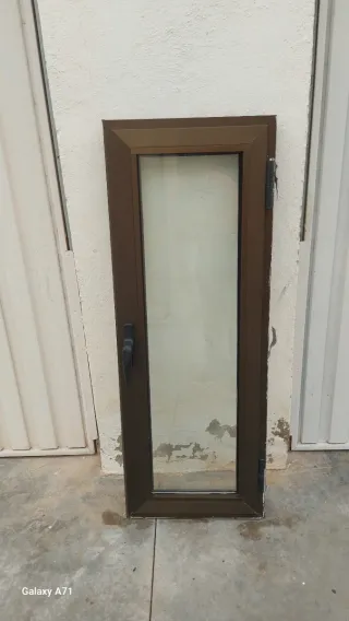 Ventana aluminio cristal doble