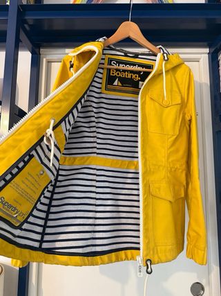 Chubasquero Superdry Amarillo Talla M