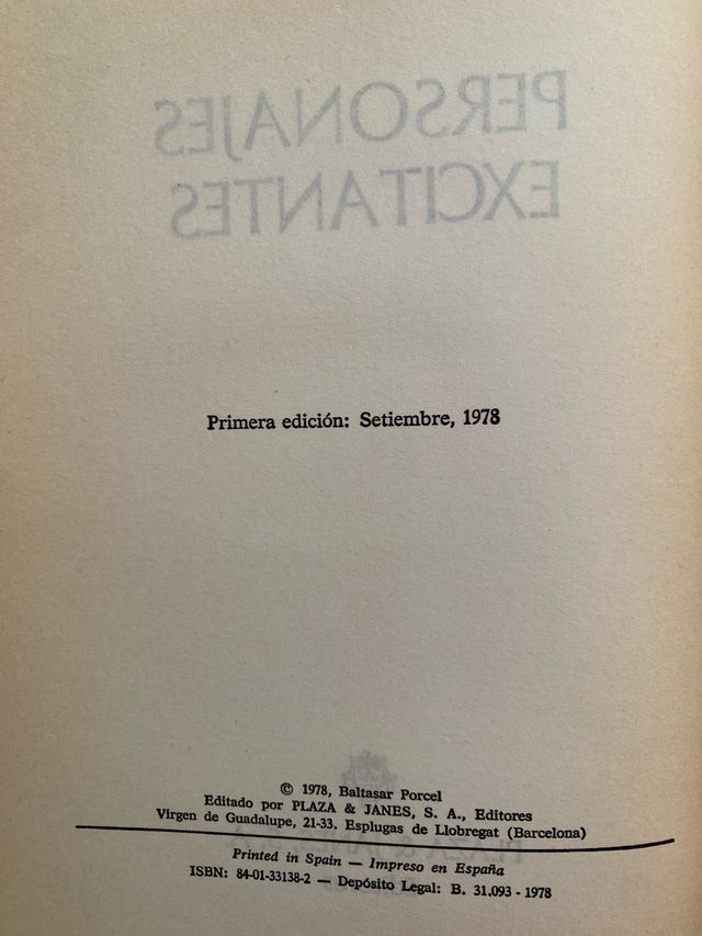 Personajes Exitantes