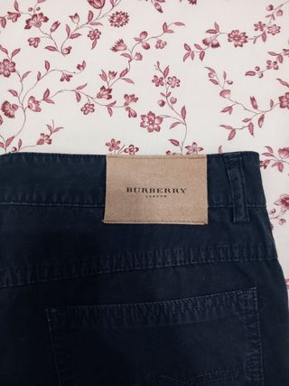 Pantalón Burberry azul marino