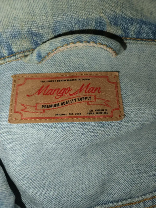 Chaqueta tejana Mango Talla M