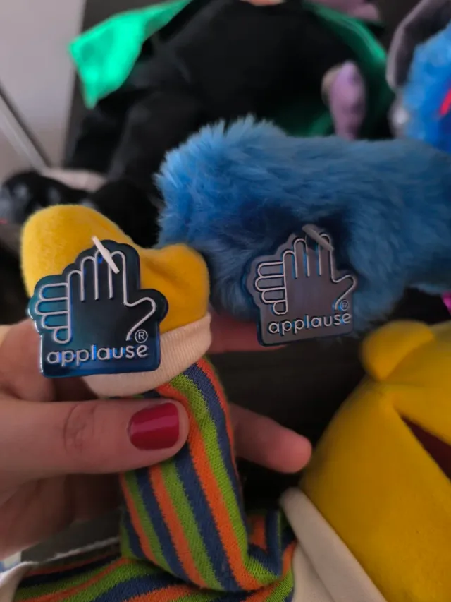 6 Peluches Barrio Sésamo años 90