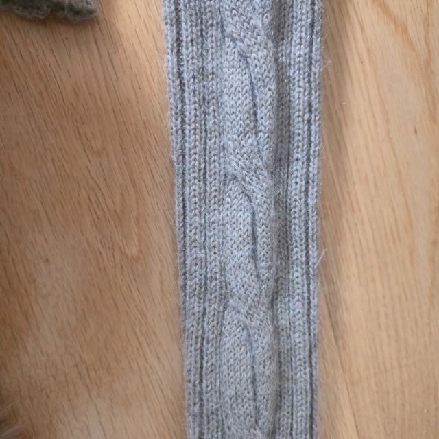 Capa Attesa lana conejo mangas desmontables