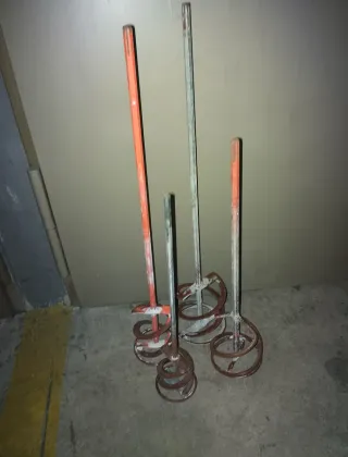 Varillas mezcladoras para taladro