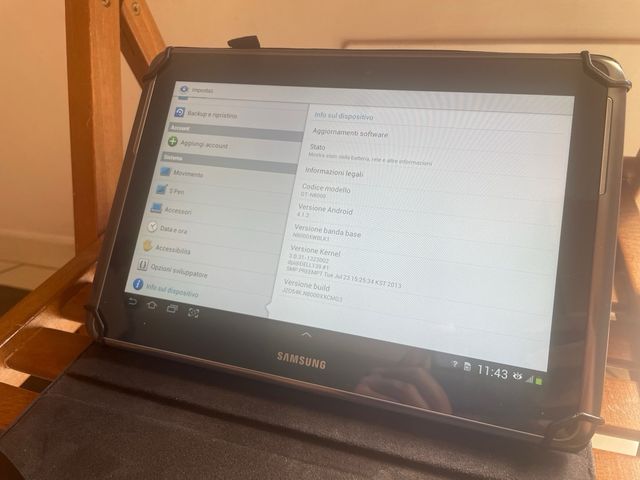 Samsung Galaxy Note GT-N8000 Nero