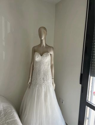Vestido de Novia Aire Barcelona Palabra de Honor