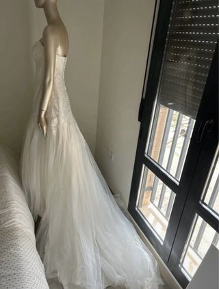 Vestido de Novia Aire Barcelona Palabra de Honor
