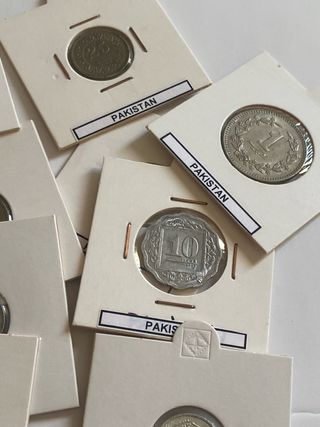 Lotto di monete del Pakistan
