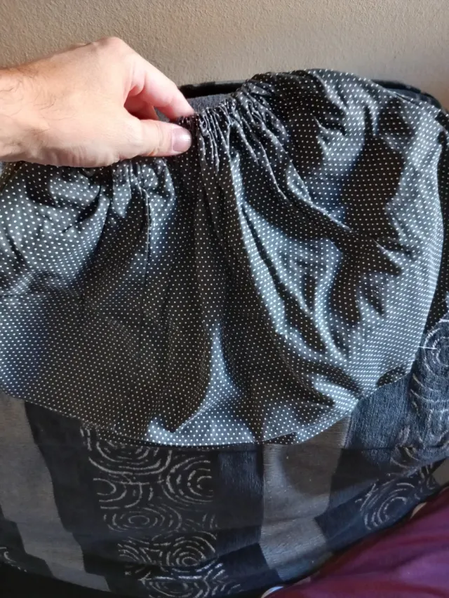 Falda de fiesta con lunares talla 0