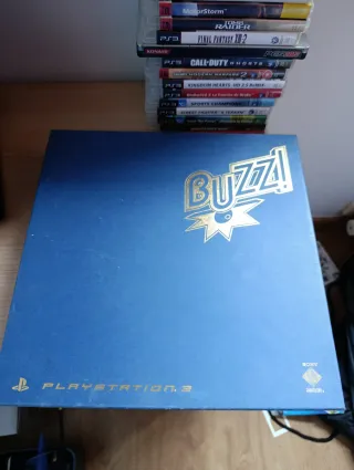 Buzz! PS3 con 4 mandos y juego