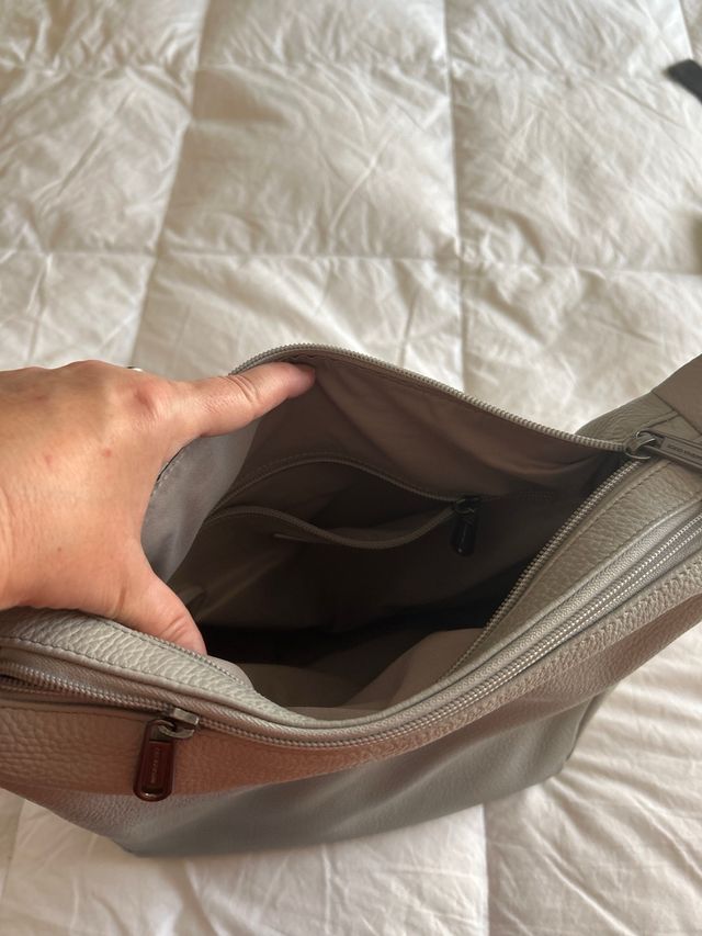 Bolso Mandarina Duck Gris/Plata