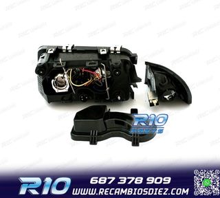FAROS AUDI A3 8L 96-00 OJOS ANGEL FONDO NEGRO