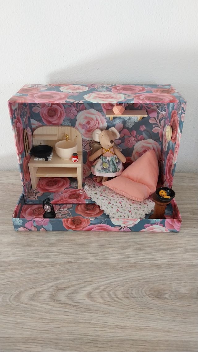 Casa vintage bambole stile Maileg per topi