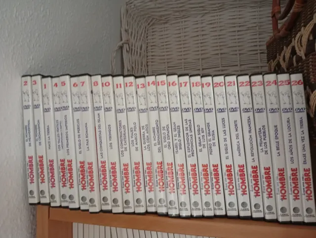 Colección DVD y Libros Érase una vez el Hombre.