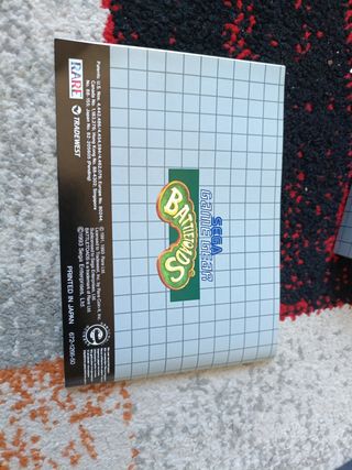Battletoads Sega Game Gear Completo
