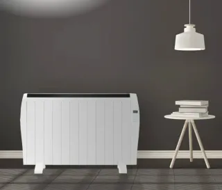 Radiador eléctrico 2500W con mando, 1 año con caja