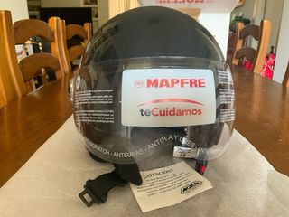 Casco Moto Jet Negro Nuevo