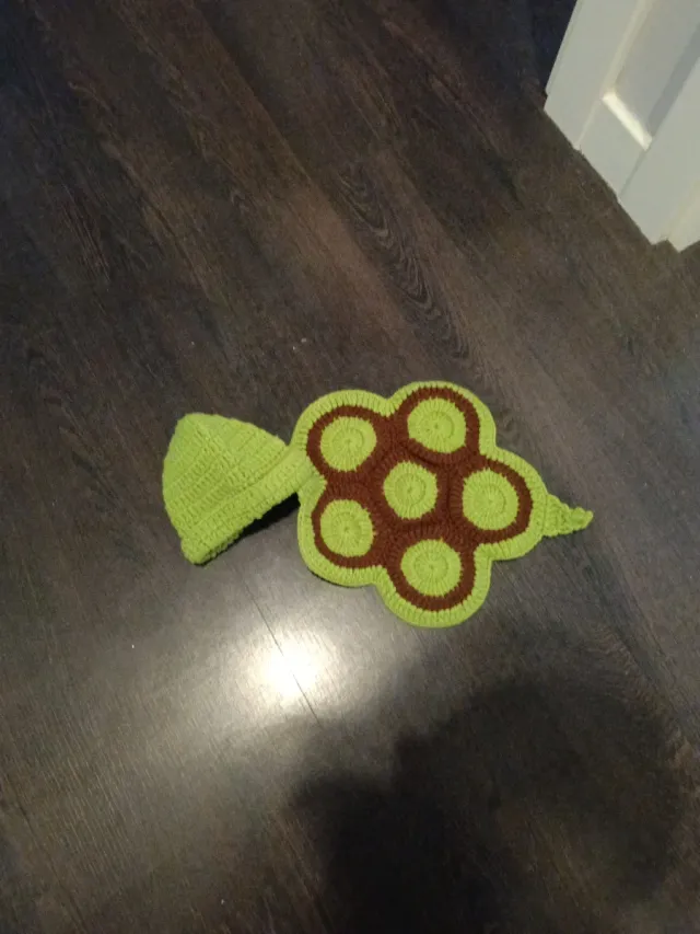 Ropa para recién nacido crochet tortuga