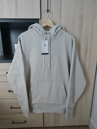 Sudadera Nike Solo Swoosh Beige