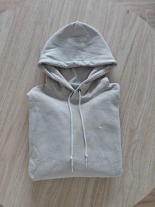 Sudadera Nike Solo Swoosh Beige