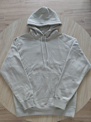 Sudadera Nike Solo Swoosh Beige