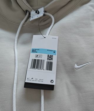 Sudadera Nike Solo Swoosh Beige