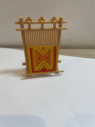 Playmobil Telar con diseño tribal