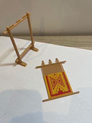 Playmobil Telar con diseño tribal