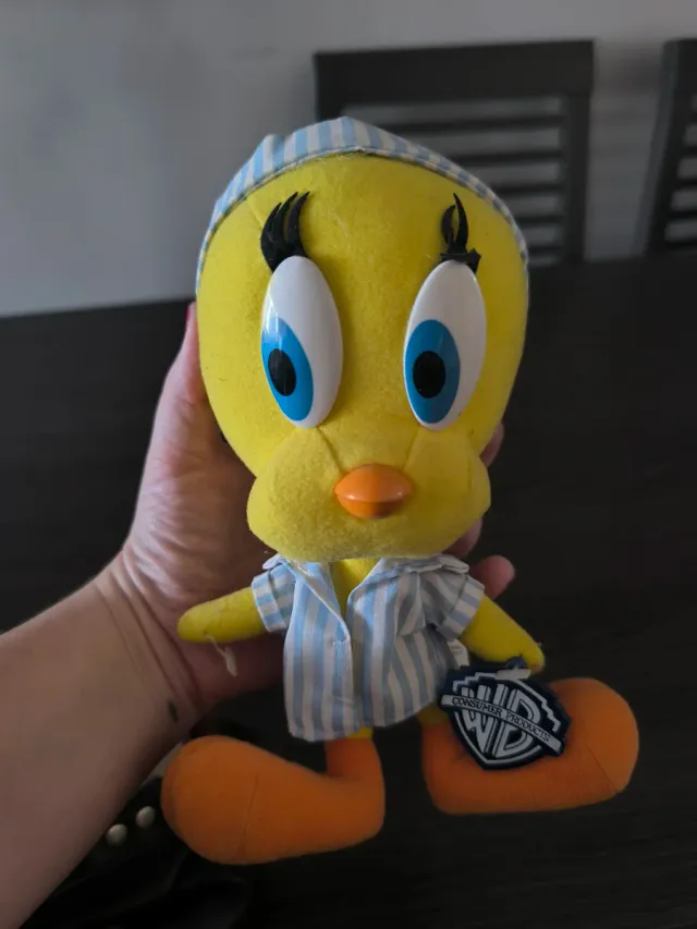 Peluches Diablo de Tasmania y Piolín Warner Bros