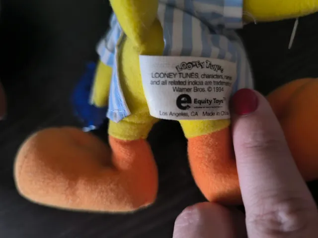 Peluches Diablo de Tasmania y Piolín Warner Bros